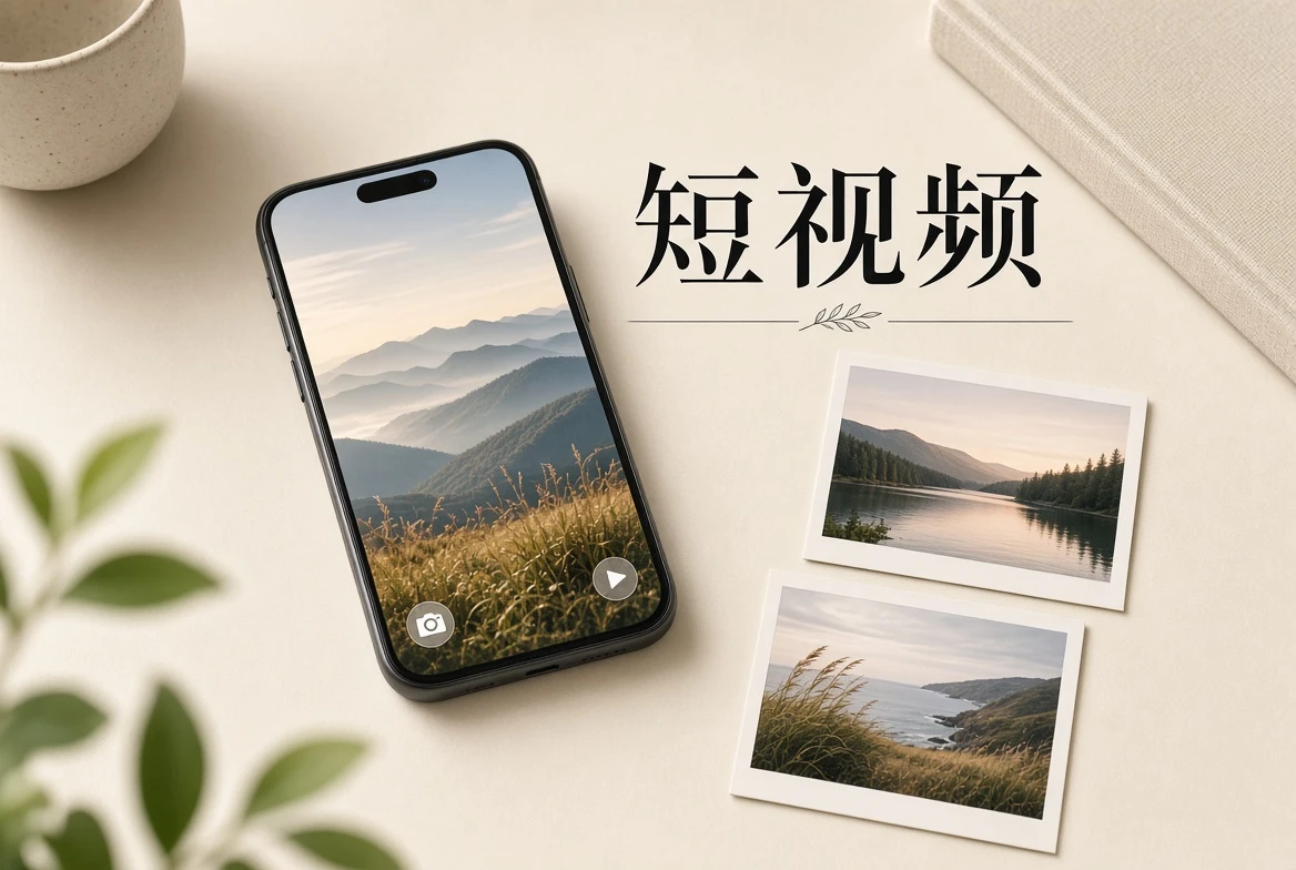 短视频形式和内容类型画面